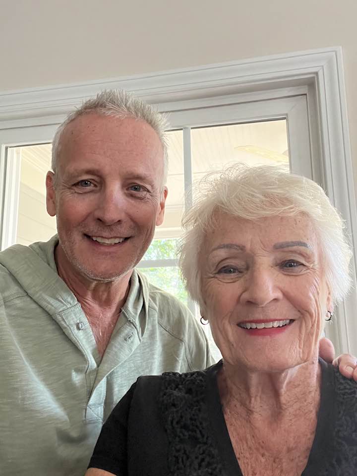 Jamie with his mother — present day