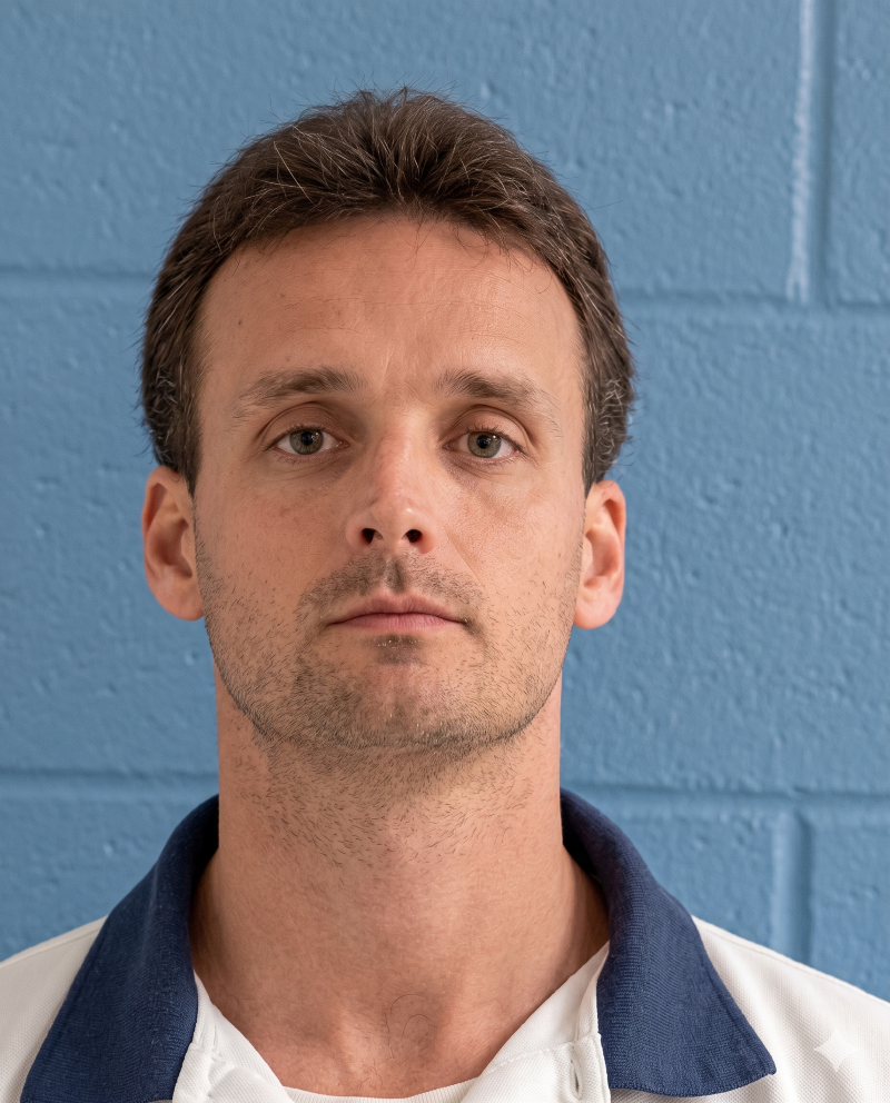 Recaptured after escape — back in prison whites, Georgia Department of Corrections